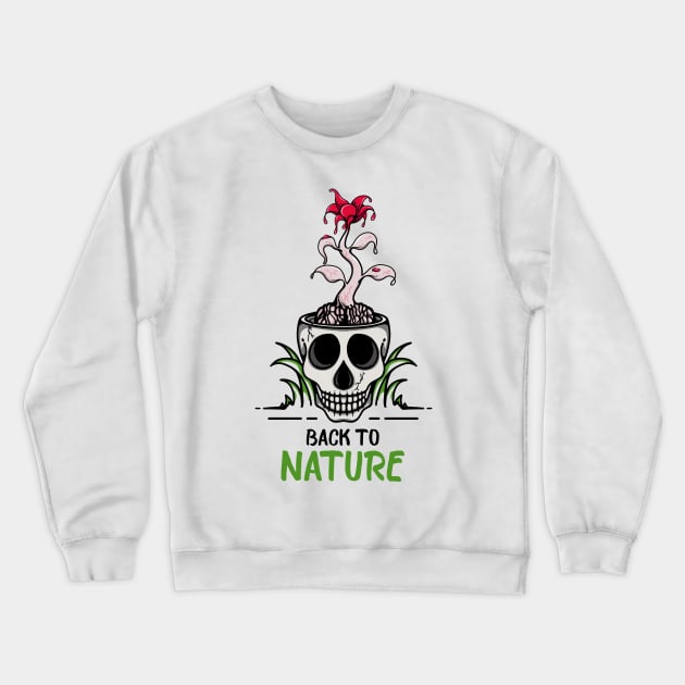 Back to nature Crewneck Sweatshirt by BARBOZAstore